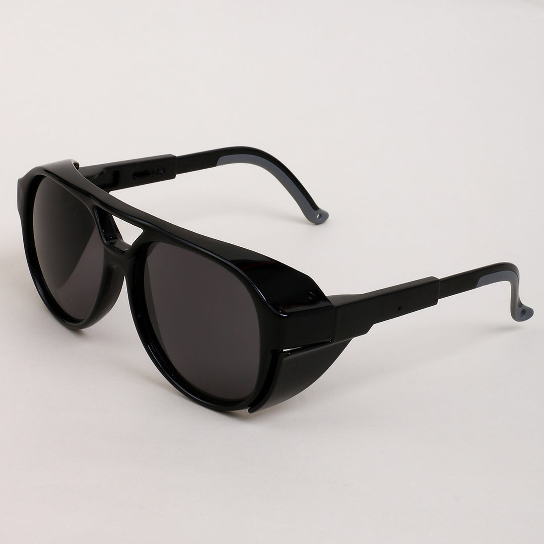 Women's oversized sunglasses in geometric design with sturdy frame and polarized lenses Bowlift