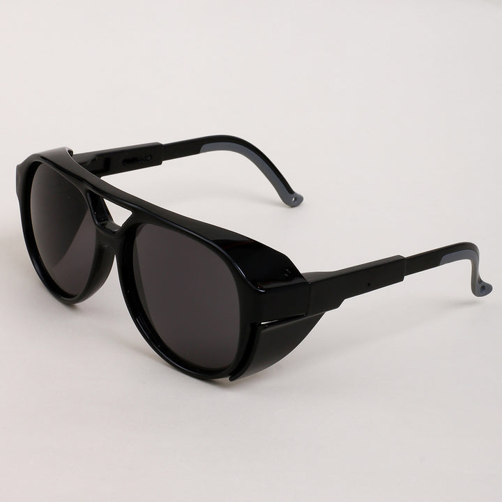 Women's oversized sunglasses in geometric design with sturdy frame and polarized lenses Bowlift