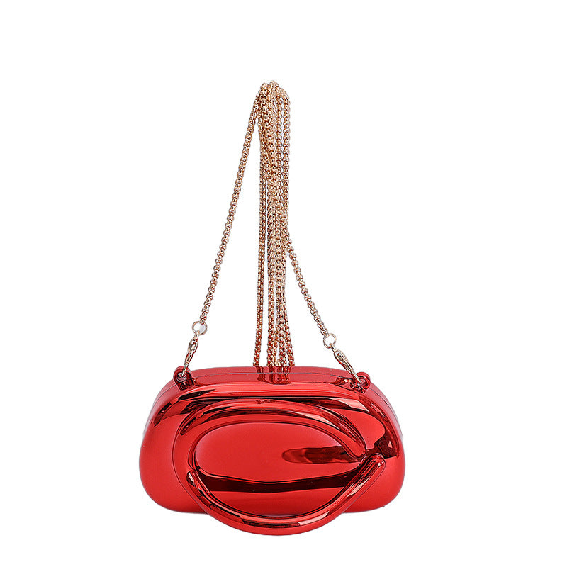 Chic Metallic Evening Clutch Bowlift