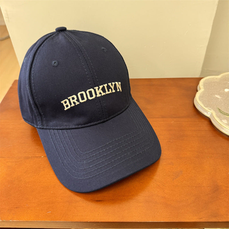 Men's Casual Embroidered Cotton Baseball Cap Bowlift