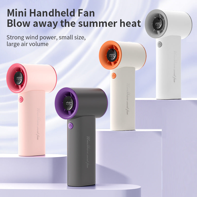 Unisex nan compact digital travel hair dryer with LED temperature display and quiet motor Bowlift