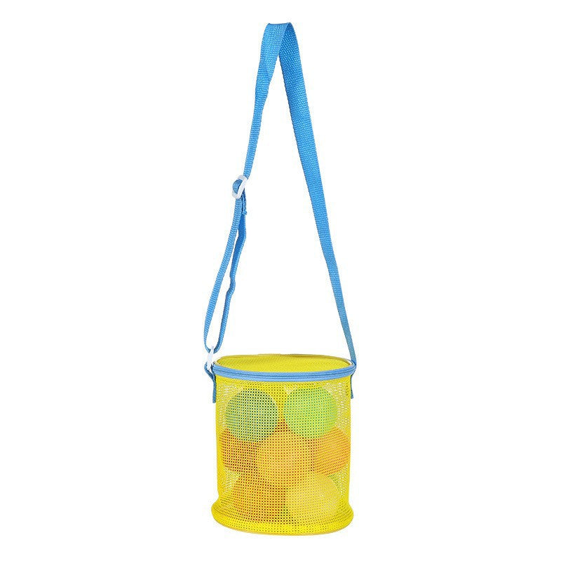 Versatile Beach Bag In Airy Mesh Design Bowlift