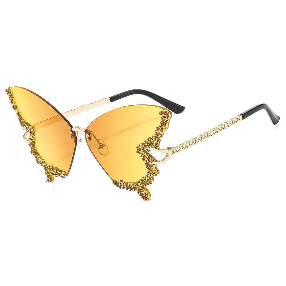 Women extravagant wing sunglasses Bowlift