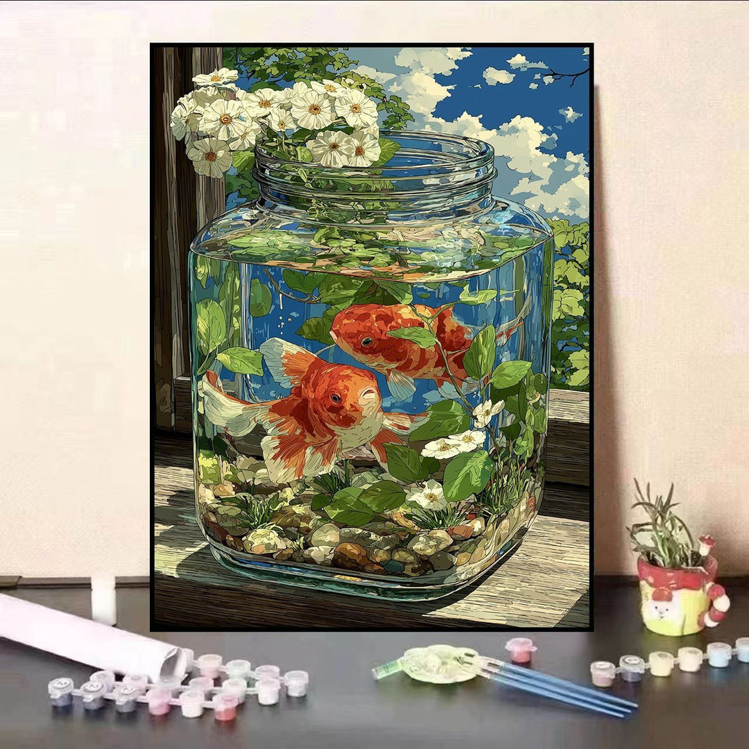 Scenic Balcony Canvas Art Print Bowlift