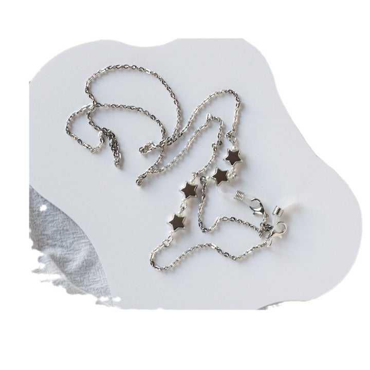 Star-Detail Chain Eyewear Holder Bowlift