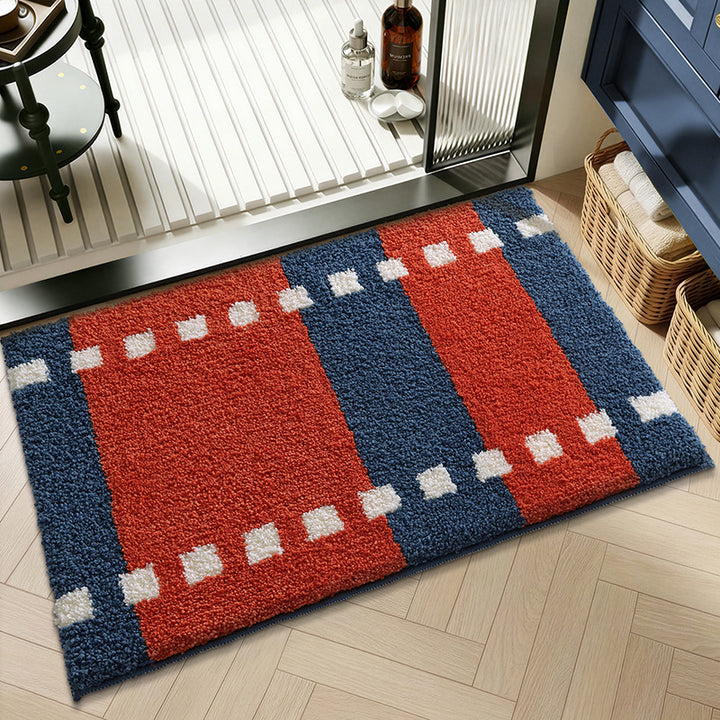 Artistic Abstract Bath Mat Bowlift