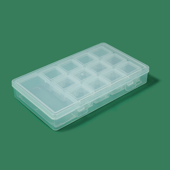 Transparent Multi-Compartment Craft Storage Organizer Bowlift