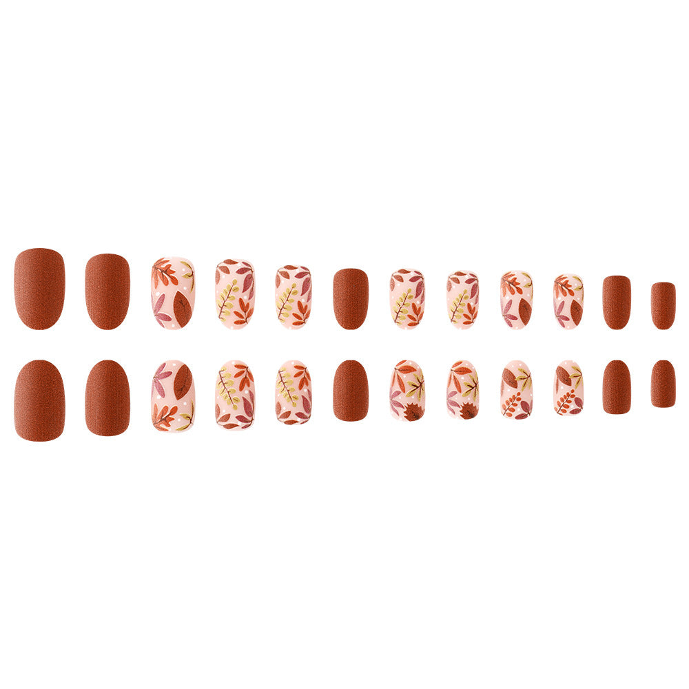 Artistic Autumn-Inspired Nail Art Bowlift