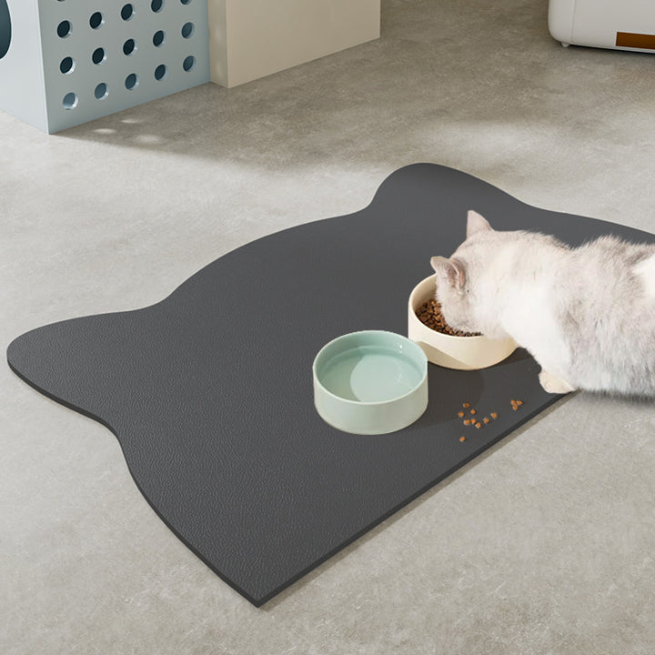 Cat-Shaped Kitchen Mat