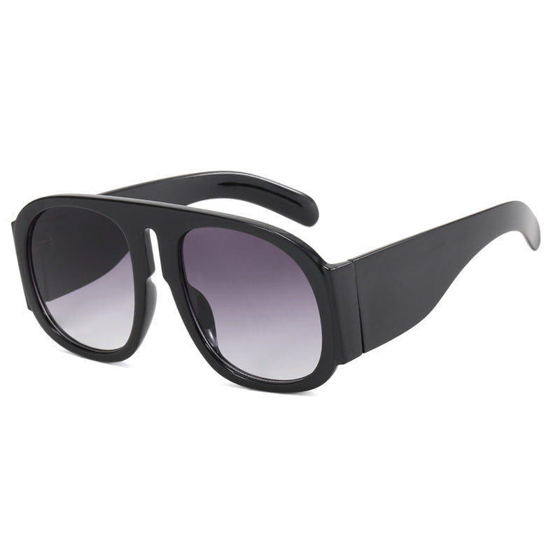 Women's trendy oversized sunglasses with fashionable gradient Bowlift