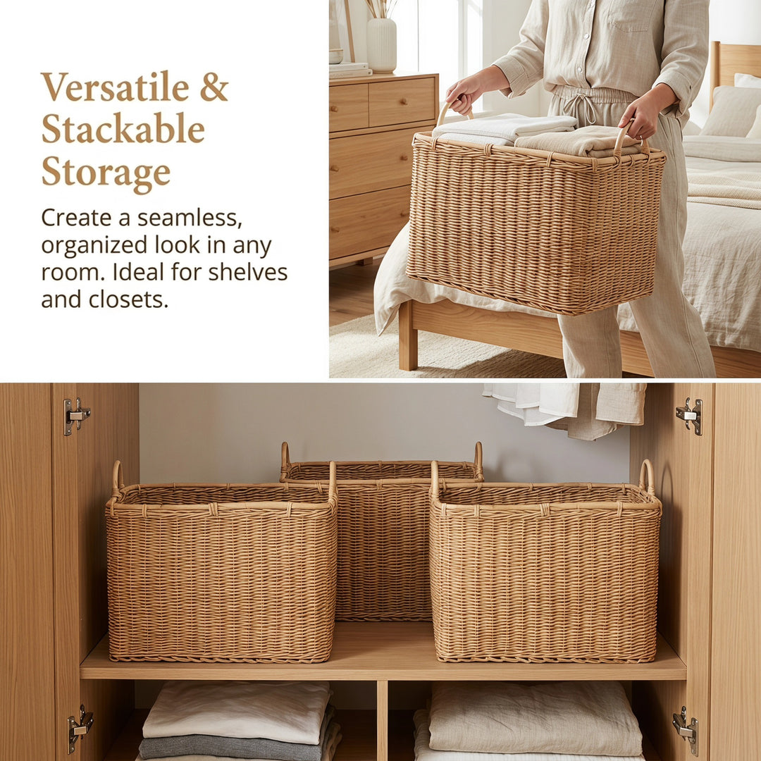 High-quality storage basket with sturdy handles Bowlift