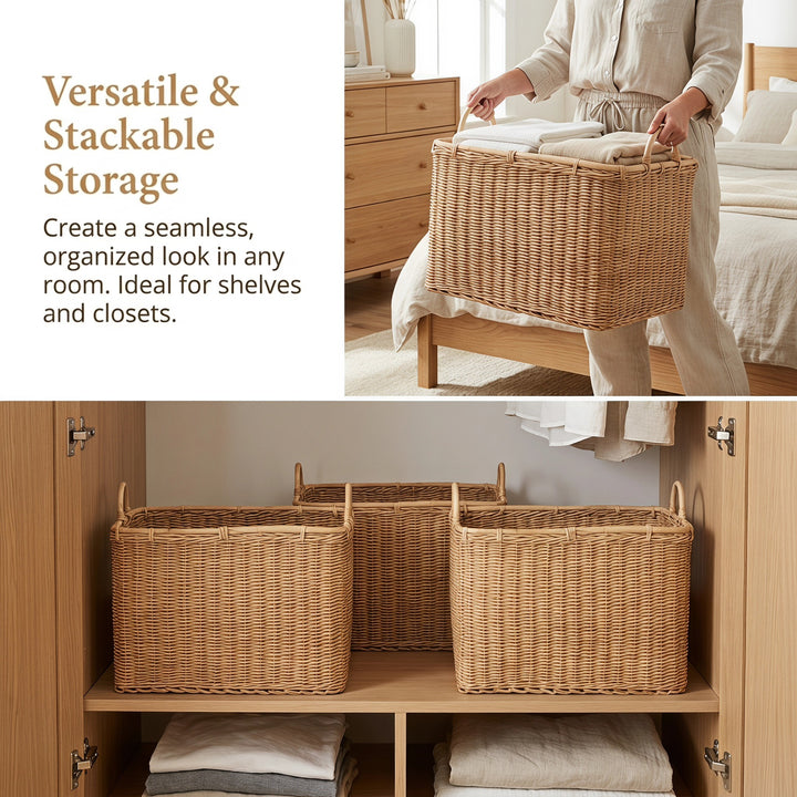 High-quality storage basket with sturdy handles Bowlift