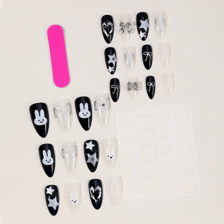 Decorative Gothic Nail Art Extensions Bowlift