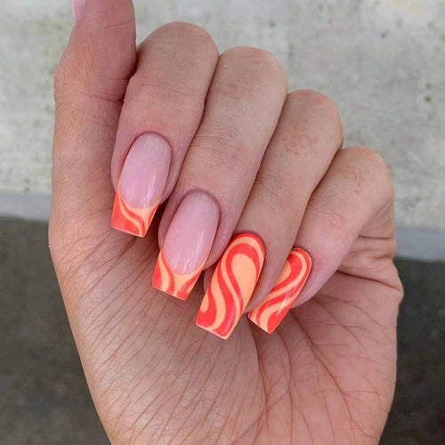 Creative and colorful art nails Bowlift