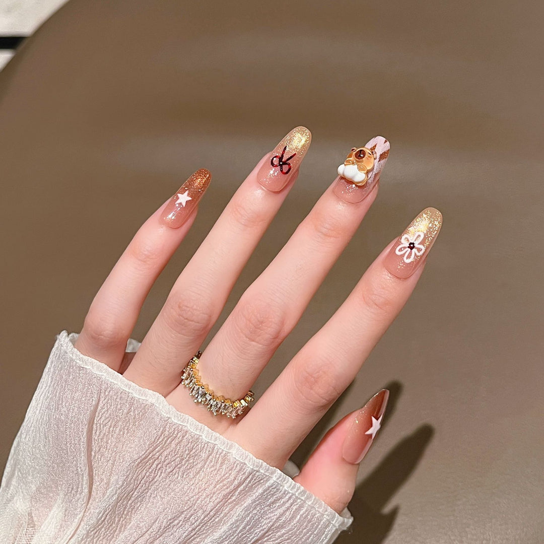 Premium Ocean-Inspired Press-On Nail Extensions Bowlift
