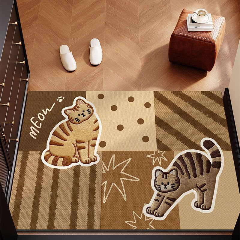 Playful Dog Themed Area Rug