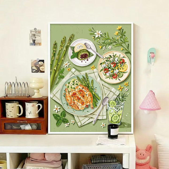 Culinary-Themed Decorative Wall Art Bowlift