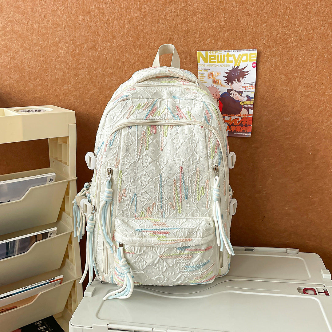Trendy Patterned Backpack