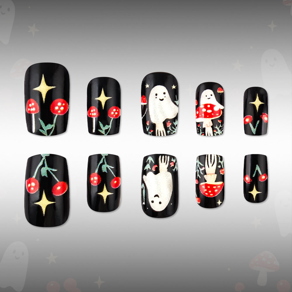 Playful Halloween-Themed Nail Art Set Bowlift
