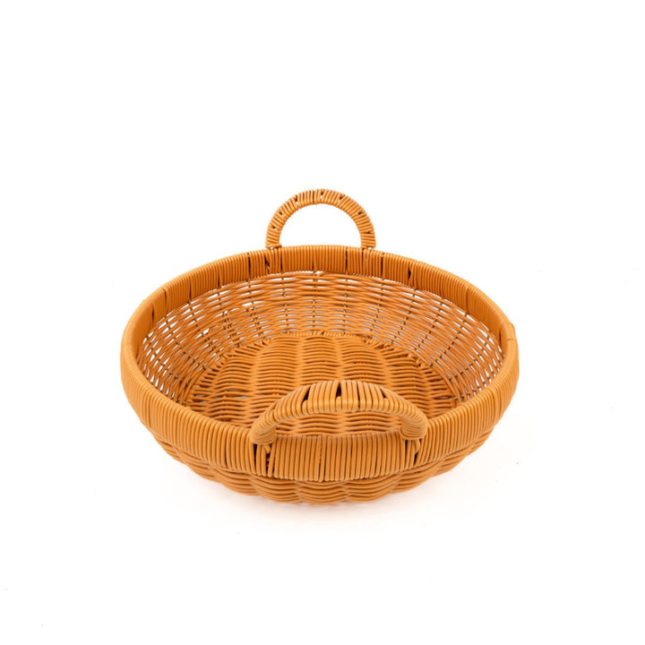 Unisex Woven Storage Basket with Handles Bowlift