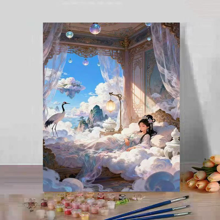 Fantasy Landscape Paint by Numbers Art Kit Bowlift