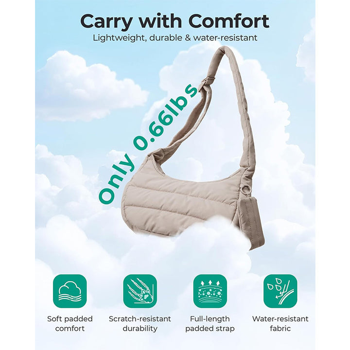 Practical shoulder bag with insulated compartment Bowlift