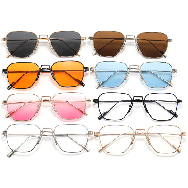 Women’s fashionable square glasses with minimalist frame structure Bowlift