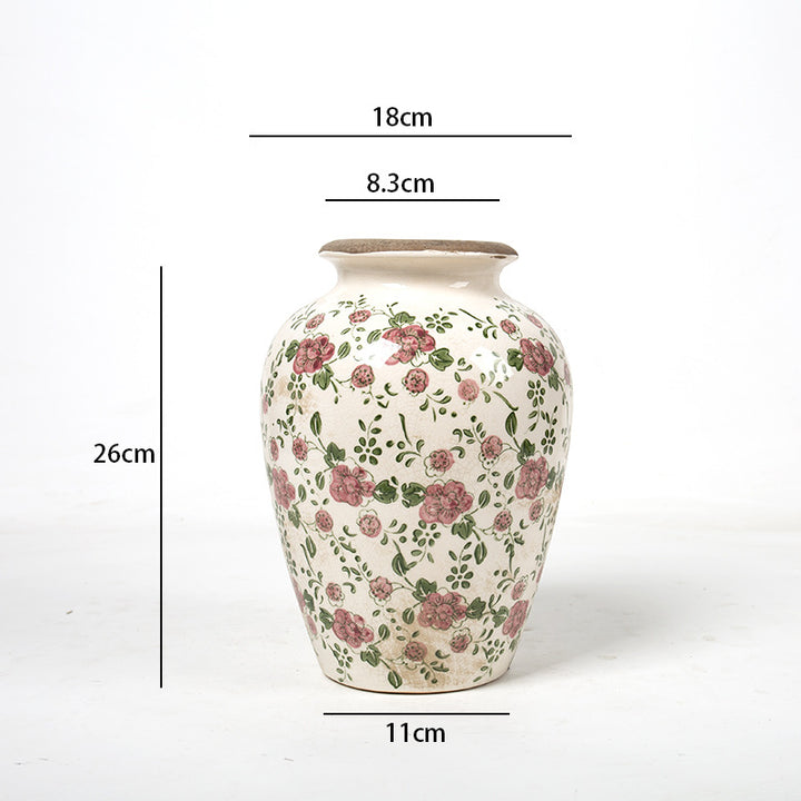 Elegant floral ceramic carafe Bowlift