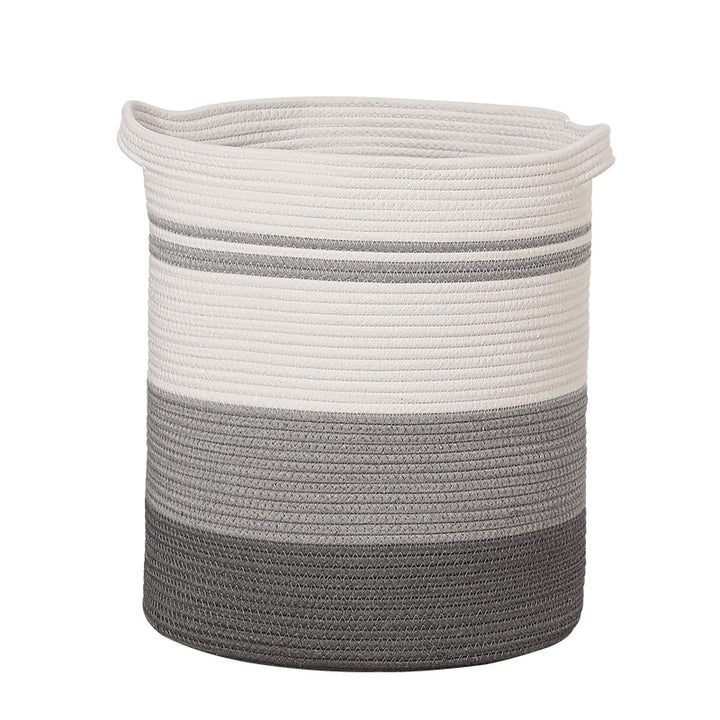 Women's storage basket with modern striped design Bowlift