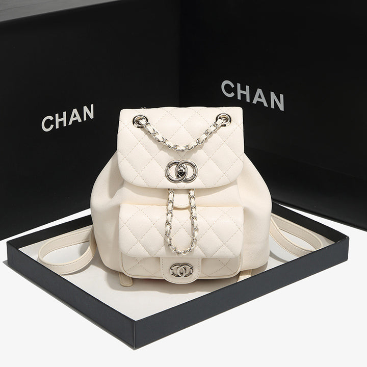 Quilted Leather Backpack