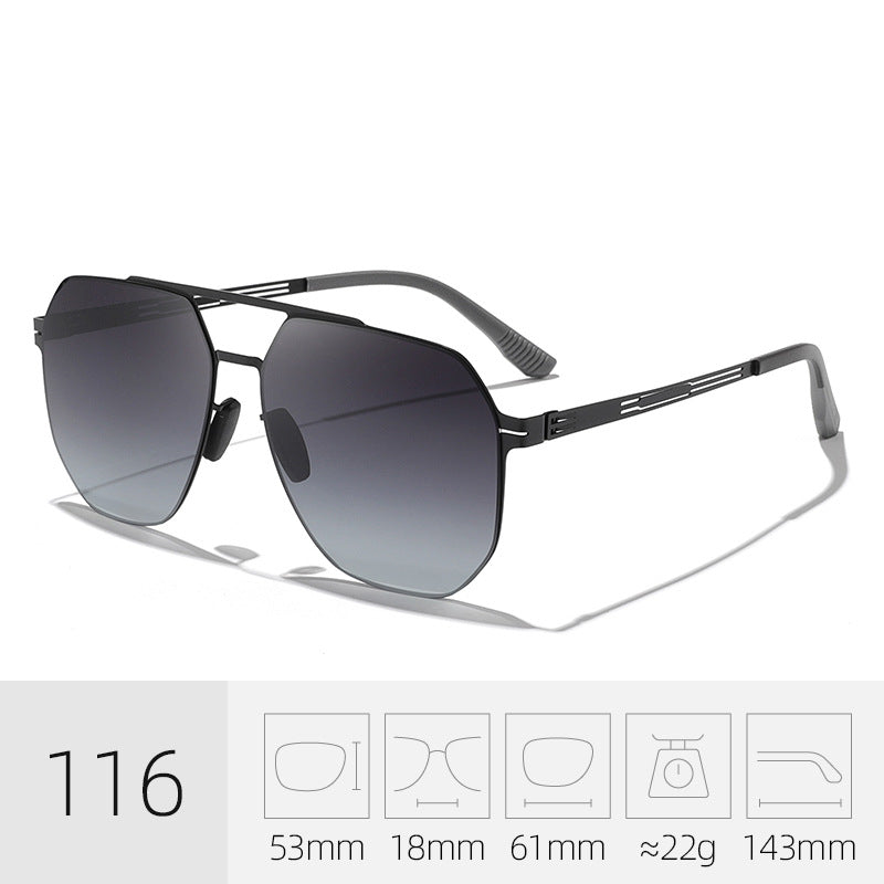 Premium Geometric Frame Sunglasses Bowlift