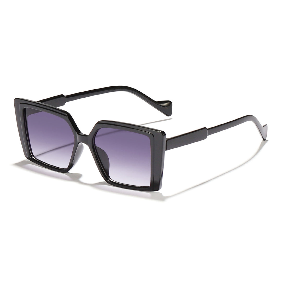 Women elegant square sunglasses with mirrored lenses Bowlift