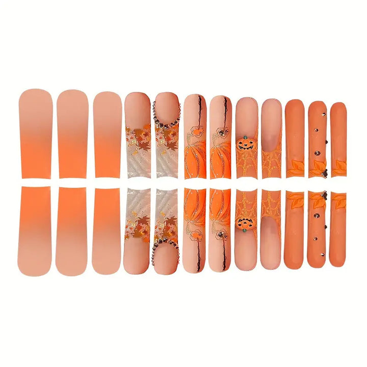 Seasonal Themed Press-On Nail Art Set Bowlift