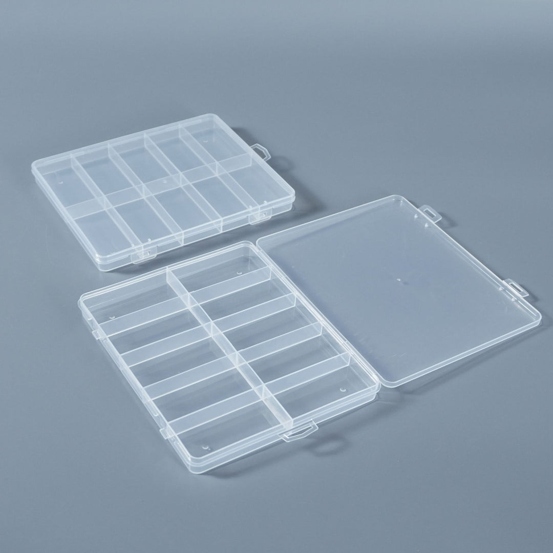 Multi-Divisional Clear Craft Storage Case Bowlift