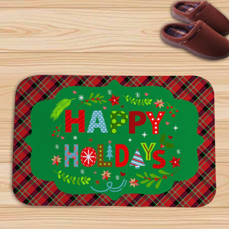 Christmas Decorative Bath Mat Bowlift