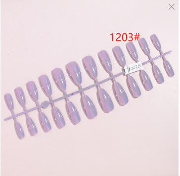Premium Glossy Long Press-On Nails Bowlift