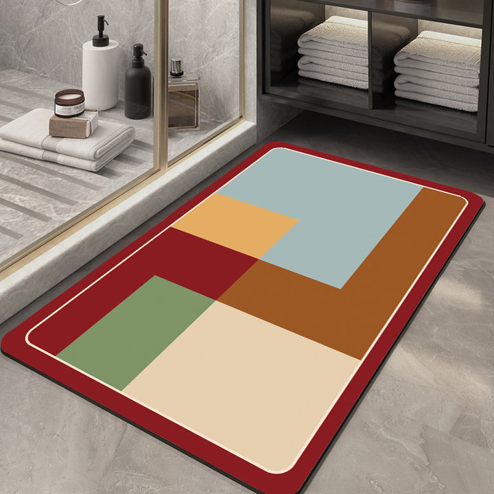 Geometric Patterned Area Rug Bowlift