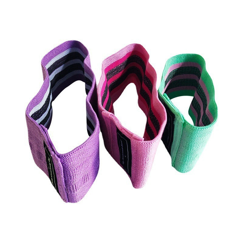 Fabric resistance hip loop bands set Bowlift