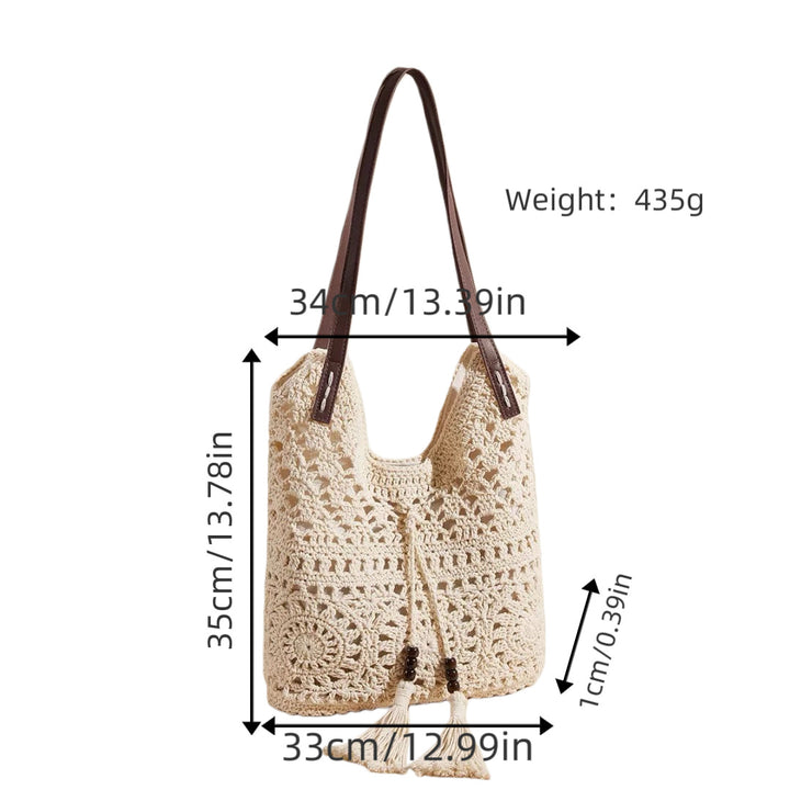 Handmade Macrame Beach Bag Bowlift