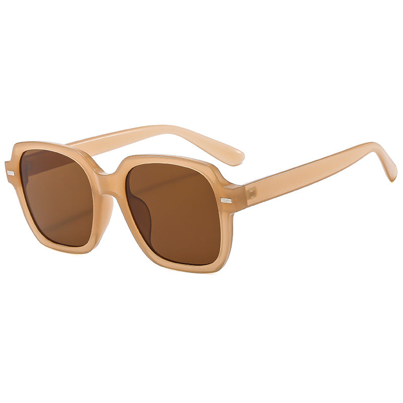 Women's Square Sunglasses with UV Protection and Trendy Frame Bowlift