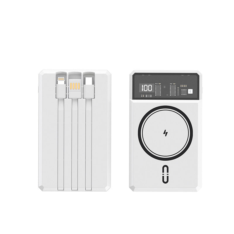 Power bank with integrated light and fast charging functions Bowlift