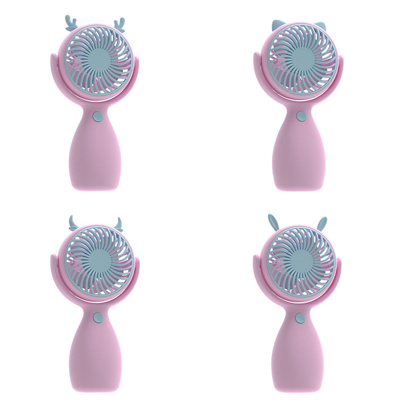 Women's portable mini hand fan with animal design Bowlift