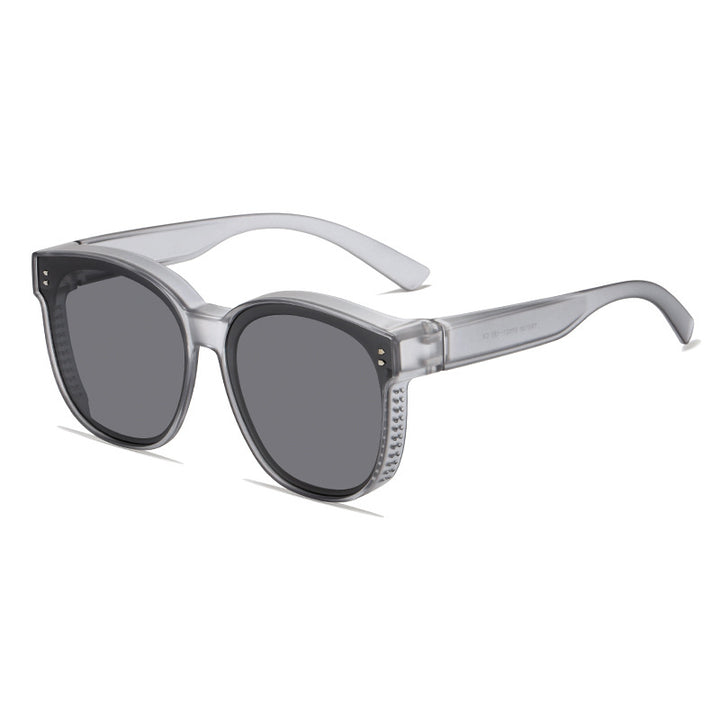 Women's fashionable square sunglasses with UV protection and comfortable temples Bowlift