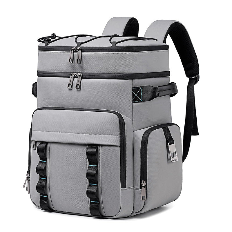 Multifunctional cooler backpack with insulated interior compartment and practical exterior pockets Bowlift