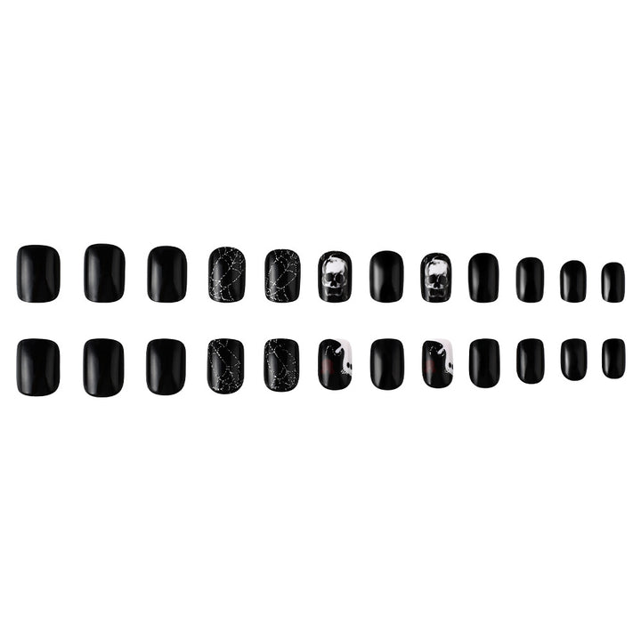 Halloween-Themed Press-On Nail Art Set Bowlift 1787542718