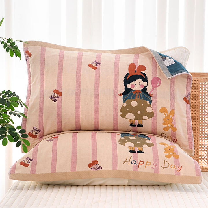 Women Decorative Pillow with Cheerful Design Bowlift