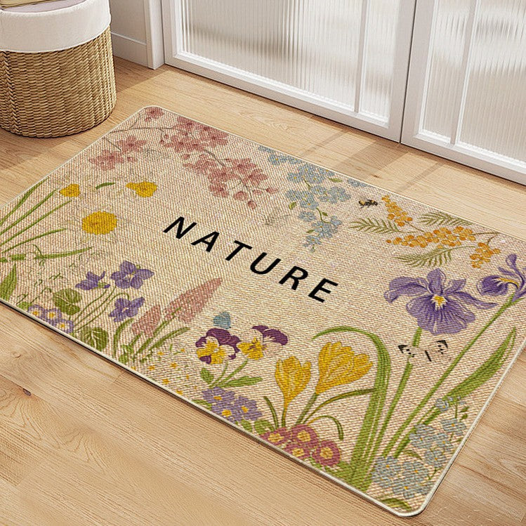Floral Inspirational Area Rug