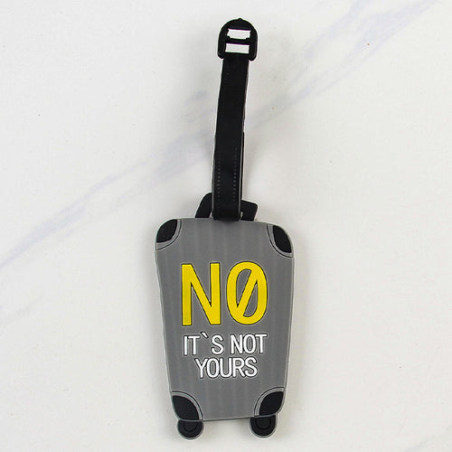 Humorous Luggage Tag Bowlift