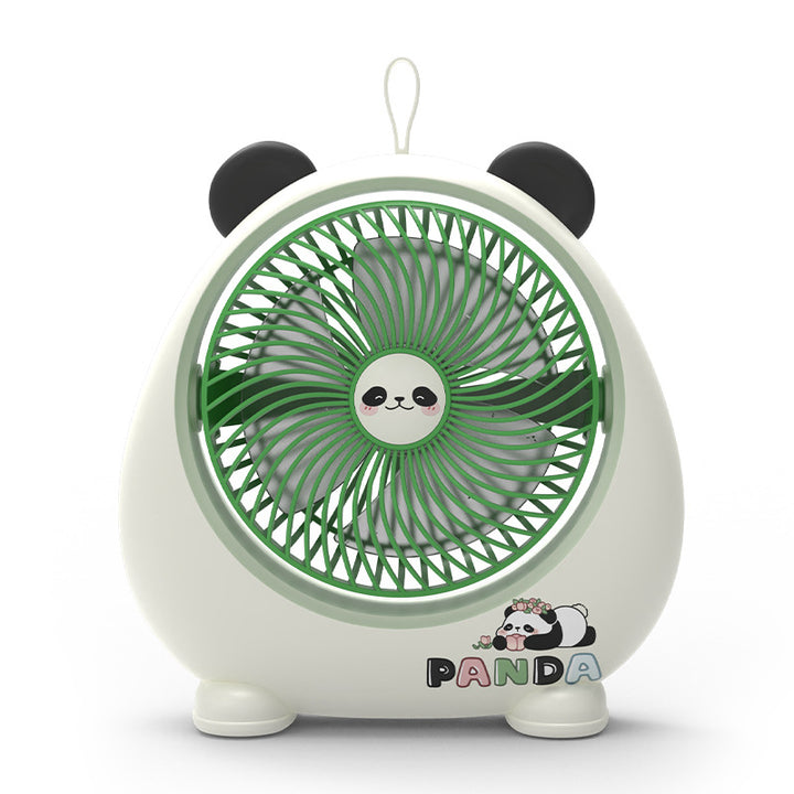 Ladies Portable Hand Fan with Stylish Panda Design Bowlift