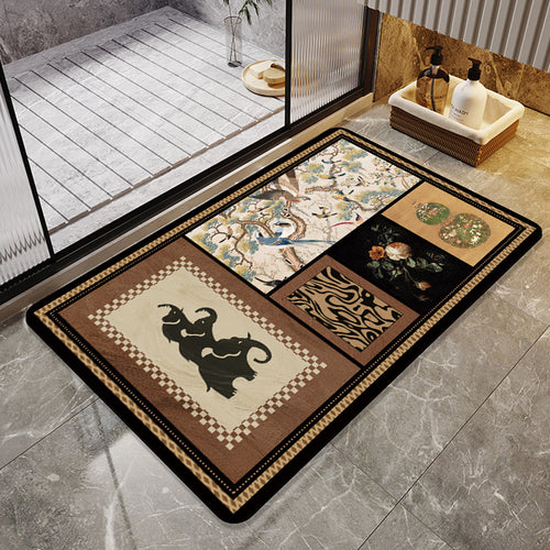 Artistic Multicolored Area Rug Bowlift